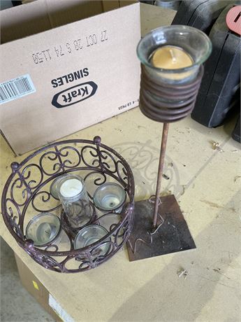 Patio candle set