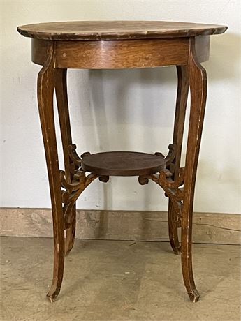 Antique Accent Table - 24x30