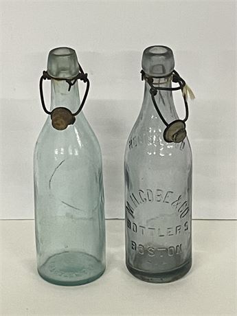 Antique Bottles w/ Stoppers