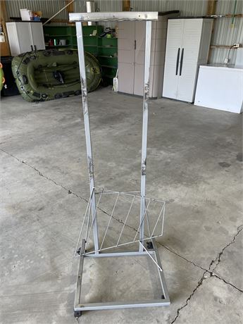 Homemade garage rolling cart