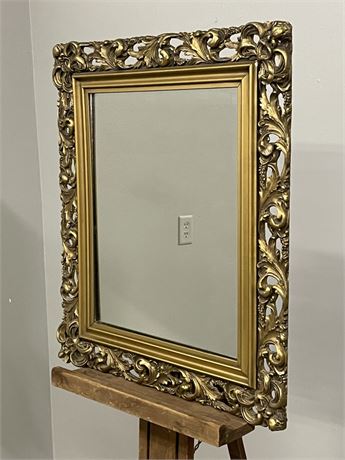 Antique Framed Mirror - 24x28