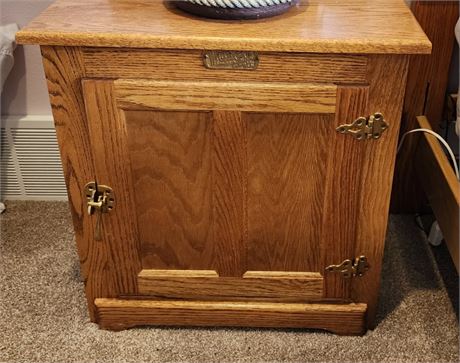 White Clad End Table