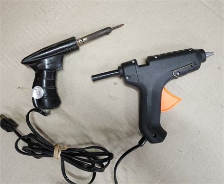 Soldering Iron & Glue Gun Pair