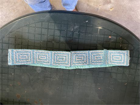 Vintage beaded native belt