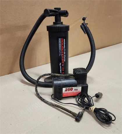 Raft Pump & 12V Air Compressor