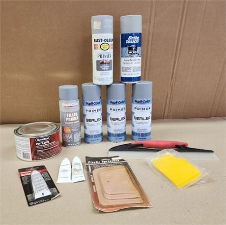 Assorted Automotive Body & Paint Items