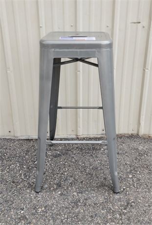 Modern Metal Bar Stool - 29"