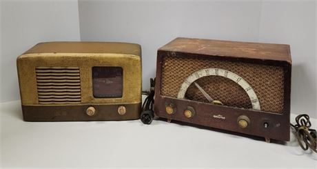 Vintage Radio Pair - Non Working