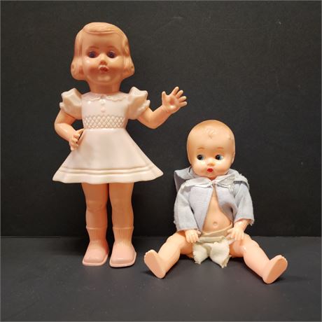 Vintage Roddy English Doll Pair