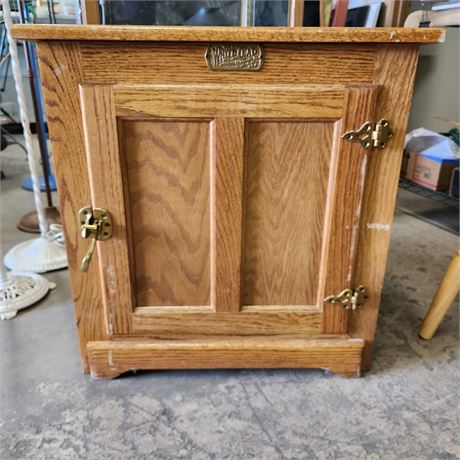 White Clad End Table