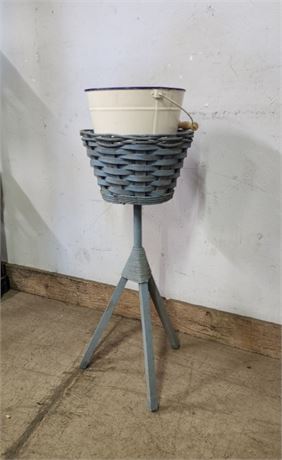 Pail & Standing Planter Basket - 27"⬆️