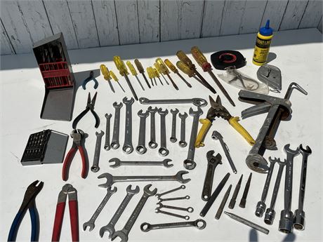 Variety of Old Tools