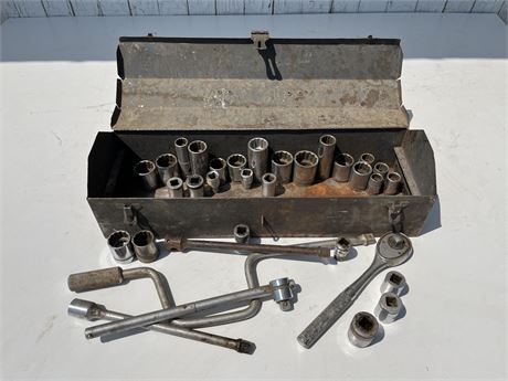 Vintage 1/2" Ratchets and Sockets