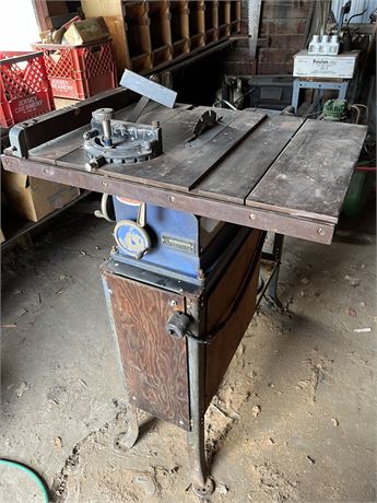 Vintage Dunlap Table Saw and Accessaries