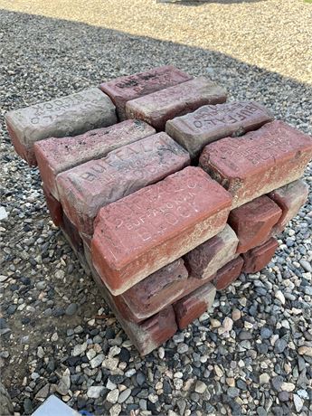 Very Old Paving Bricks From Early Billings Downtown Streets