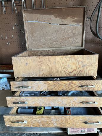 Large Primitive Benchtop Tool Chest