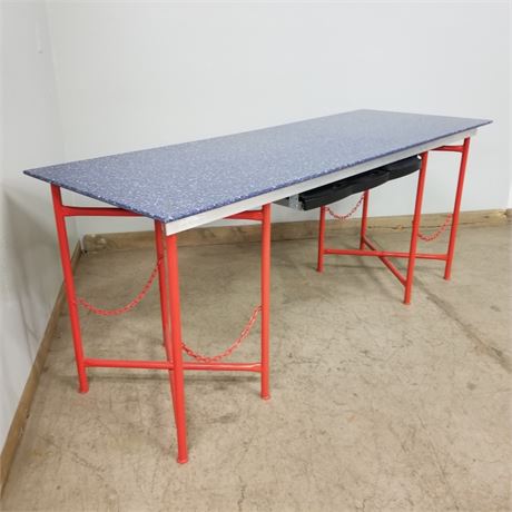 Very Nice Portable/ Movable Work Desk w/ Composite Top