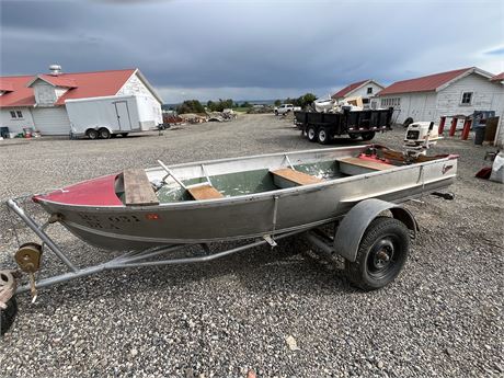 Bowman Aluminum Boat and Trailer