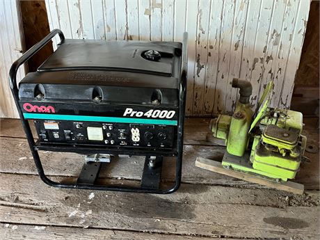 Onan Pro4000 Generator and Briggs and Stratton Pump