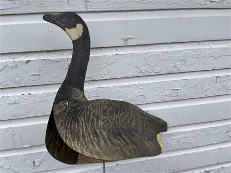 Dozen "Fiberboard" Johnson's Folding Goose Decoys