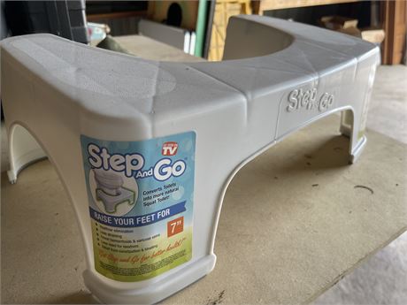 Step and Go Toilet Foot Riser