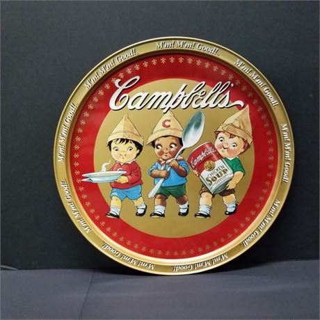 Collectible Campbell Soup Metal Tray - 13" Diameter