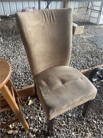 Sturdy chair, but soiled