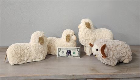 Wool Sheep Deco Family