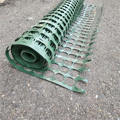 Green Construction Fence - 4'x (50-75ft approx)