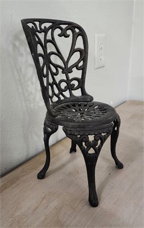 Vintage Cast Iron Doll Chair #2 - 13"⬆️