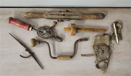 Assorted Antique Carpentry Tools