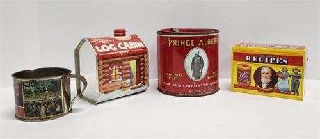 Assorted Vintage Collectible Tins