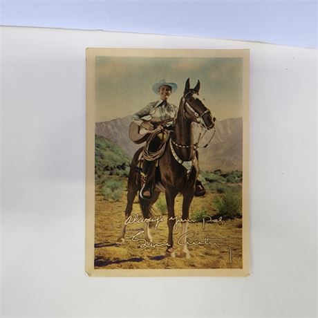 Small Vintage Gene Autry Print - 5x7