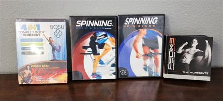 Assorted Fitness Training Regimen CD's/Programs