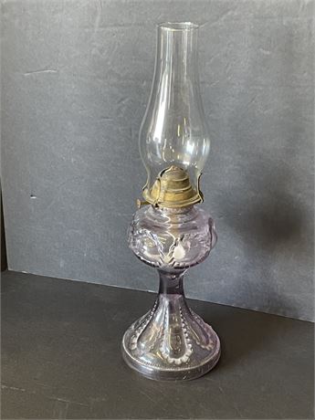 Vintage Lavender Oil Lamp - 19"⬆️