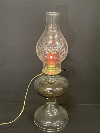 Vintage Hurricane Lamp - 19'⬆️