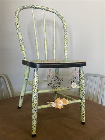 Vintage Hand Painted Chair