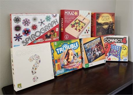 Assorted Gently Used Family Games