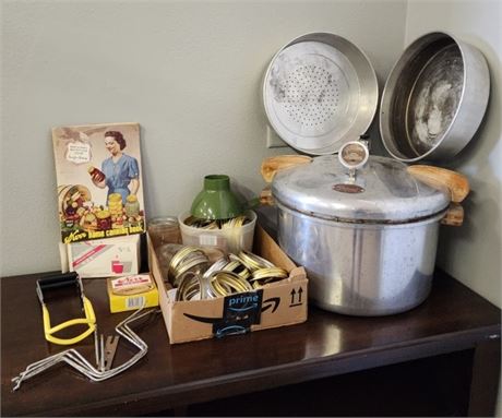 National Pressure Cooker w/ Lots of Canning Extras