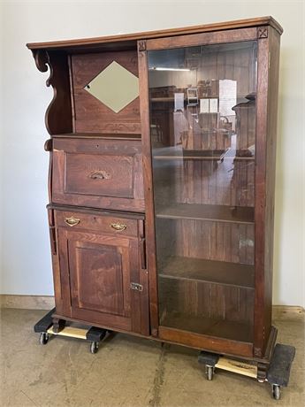 Antique Secretary - 98x12x66