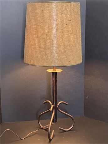 Wrought Iron Base Table Lamp - 32"⬆️