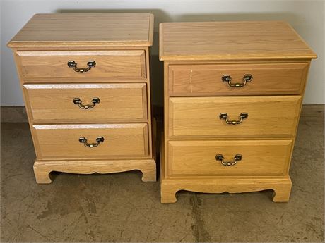 Night Stand Dresser Pair - 22x16x28