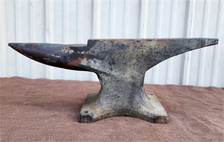 Vintage 100lb. Defense Plant Corp. Anvil 😲Wow!