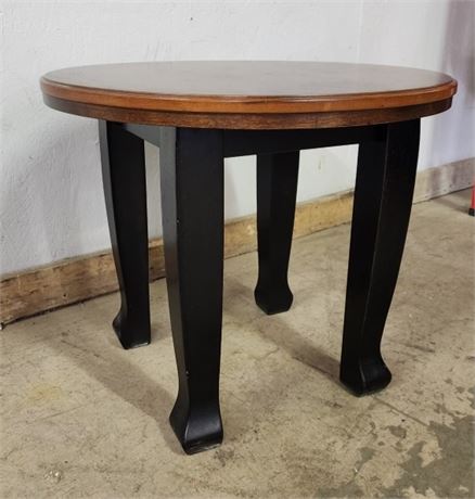 Wood Accent/End Table -24" Diameter, 20"⬆️