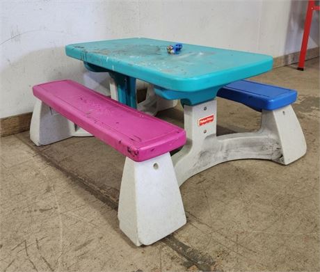 Playskool Adjustable Height Picnic Table w/ Hardware - Loving Used 🤣 - 38x24