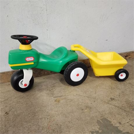 Little Tykes Tractor & Cart