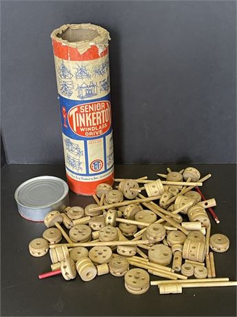 Vintage Tinker Toy Set