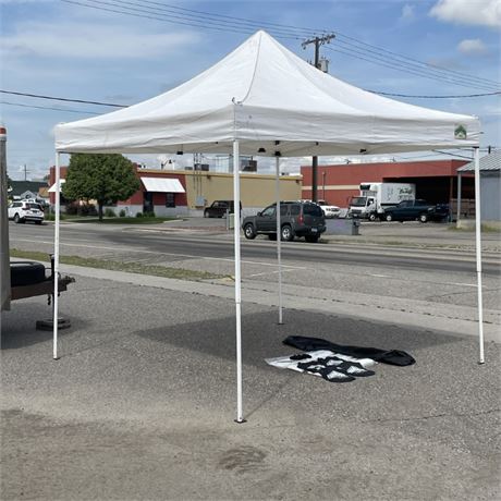 10'x10' Caravan Canopy w/ 3 Walls & 4 Sandbags