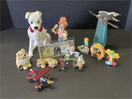 Assorted "Fun" Vintage Collectible Figurines