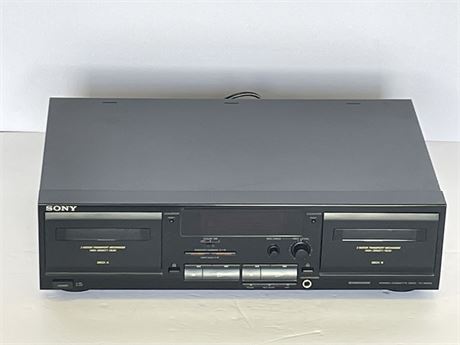 Vintage Sony TC-W43S5 Dual Cassette Deck Player